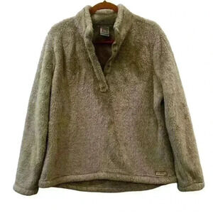 Avalanche Outdoor Supply Company Women’s Plush Fleece Pull‎ Over Sweater Size L